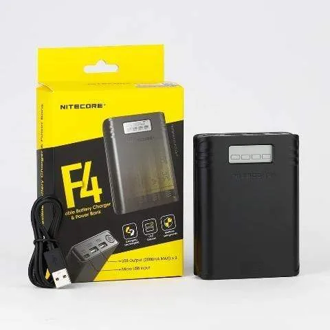 Nitecore F4 Li-ion Battery Charger