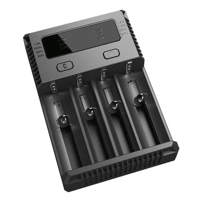 Nitecore Intellicharger i4 Charger and Battery Bundle