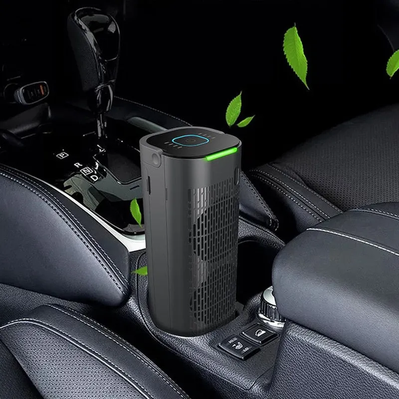 Noise-free Desktop Air Purifier Negative Ion Air Cleaner Deodorization Sterilization Portable Small USB Purifier