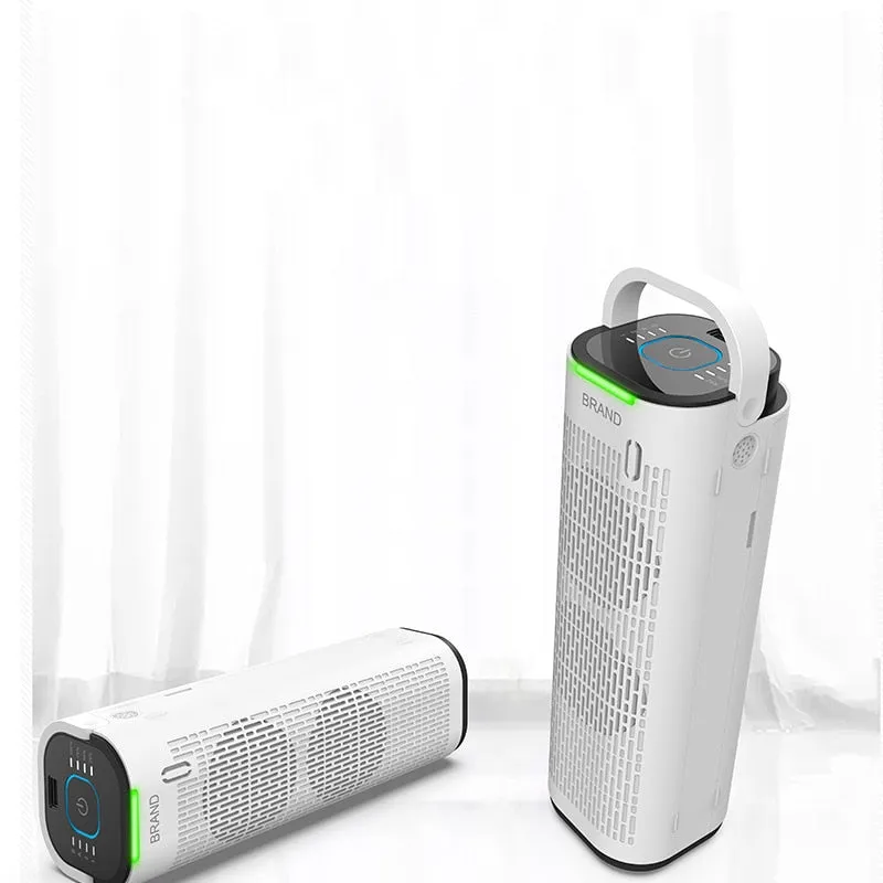 Noise-free Desktop Air Purifier Negative Ion Air Cleaner Deodorization Sterilization Portable Small USB Purifier