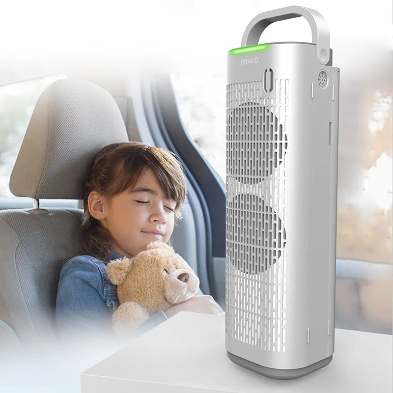 Noise-free Desktop Air Purifier Negative Ion Air Cleaner Deodorization Sterilization Portable Small USB Purifier