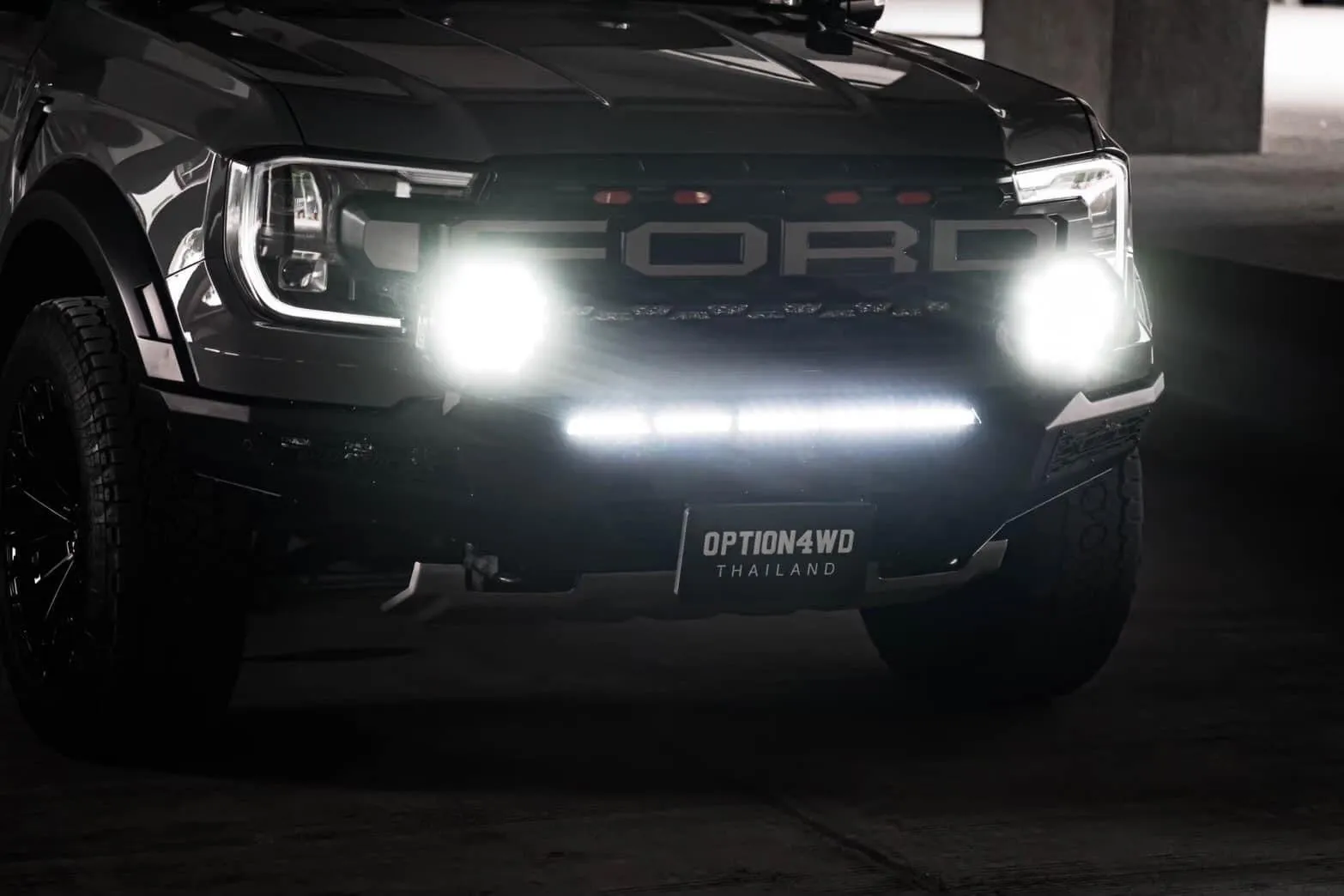 OPTION4WD - NEXT-GEN RAPTOR OP-X FRONT WINCH BAR
