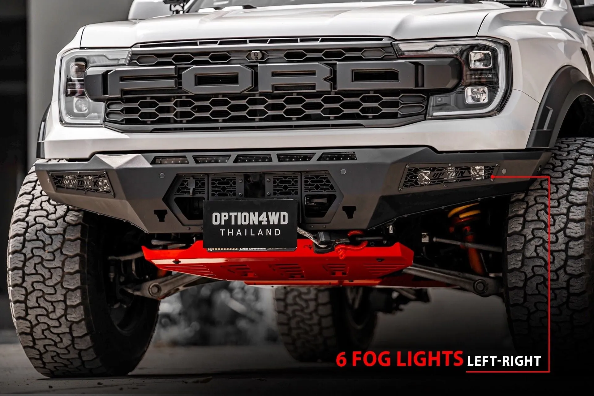 OPTION4WD - NEXT-GEN RAPTOR OP-X FRONT WINCH BAR