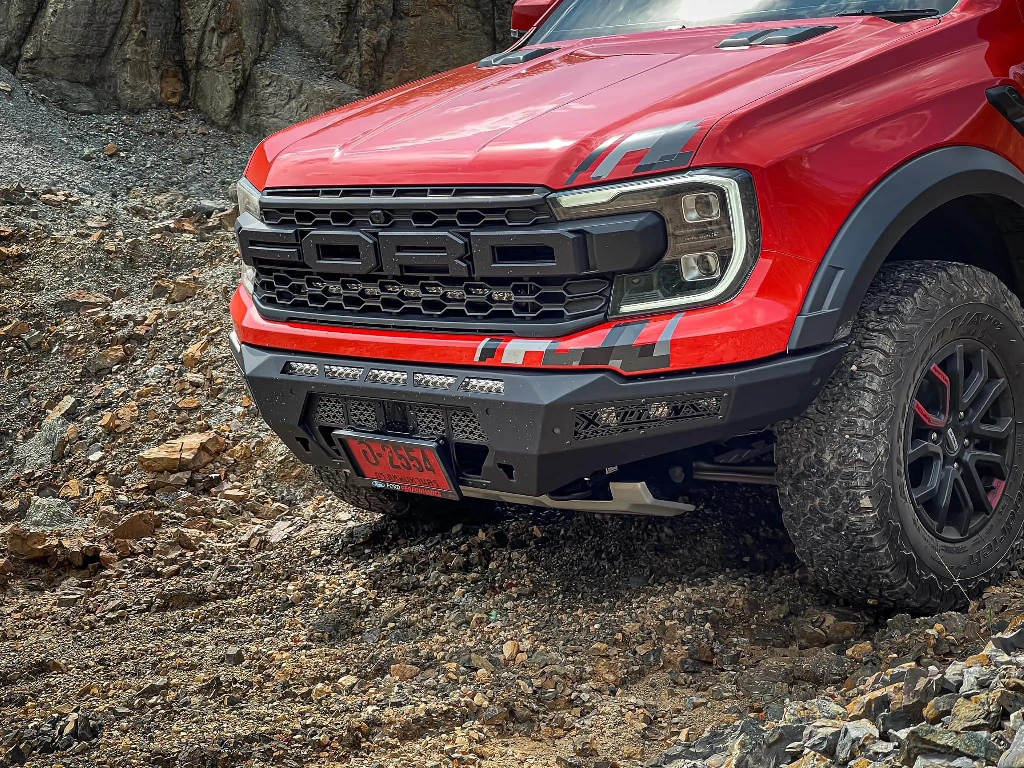 OPTION4WD - NEXT-GEN RAPTOR OP-X FRONT WINCH BAR