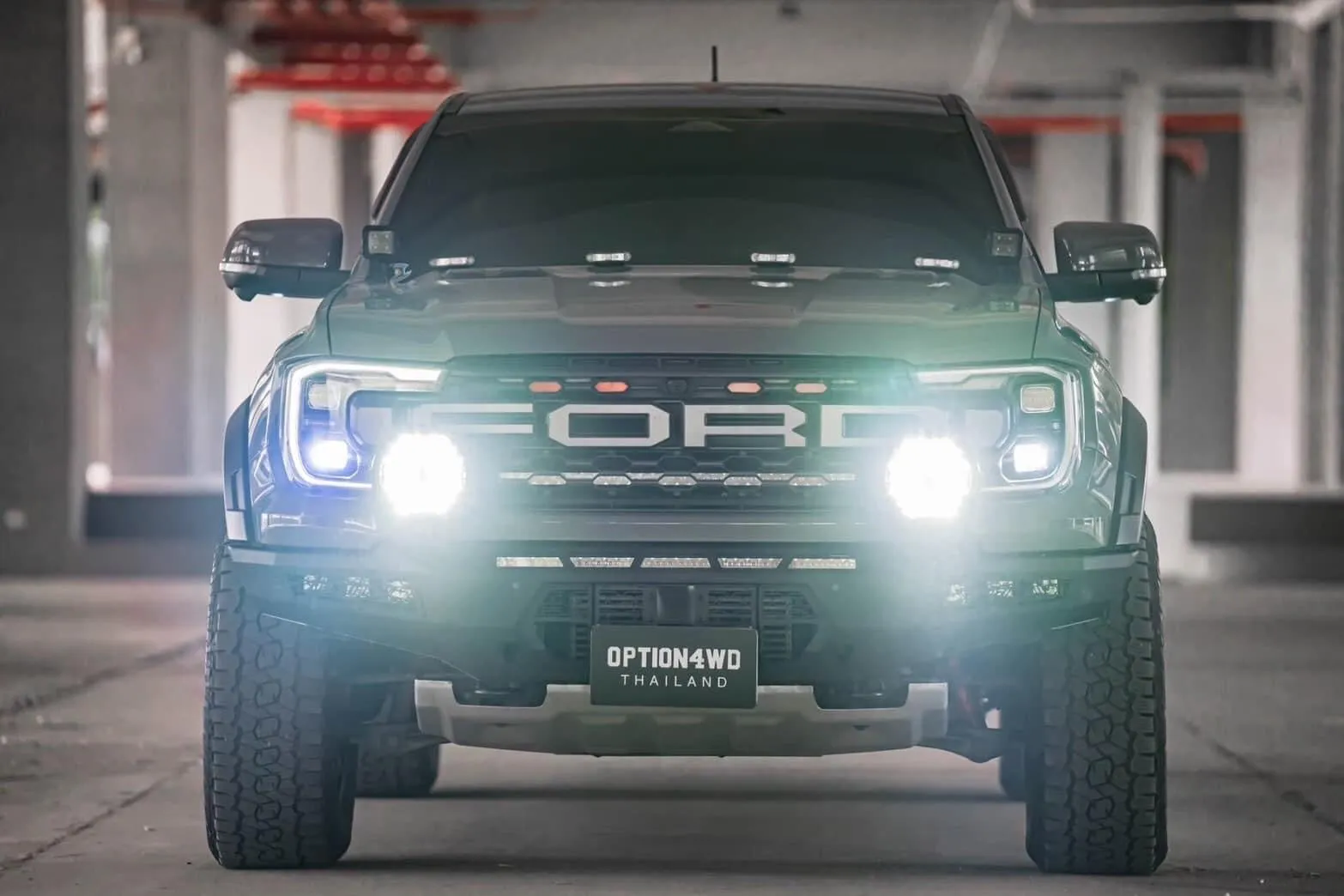 OPTION4WD - NEXT-GEN RAPTOR OP-X FRONT WINCH BAR