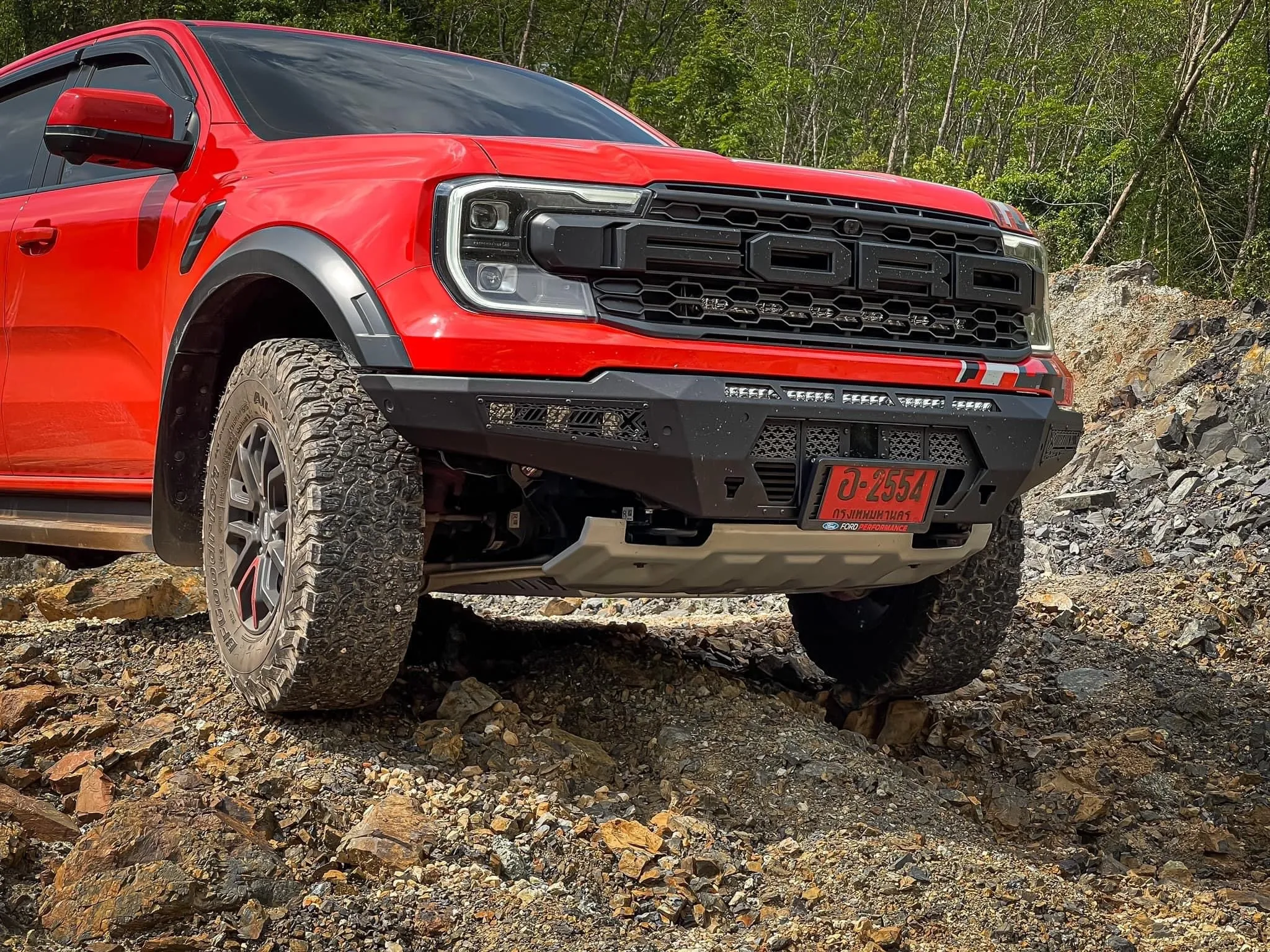 OPTION4WD - NEXT-GEN RAPTOR OP-X FRONT WINCH BAR