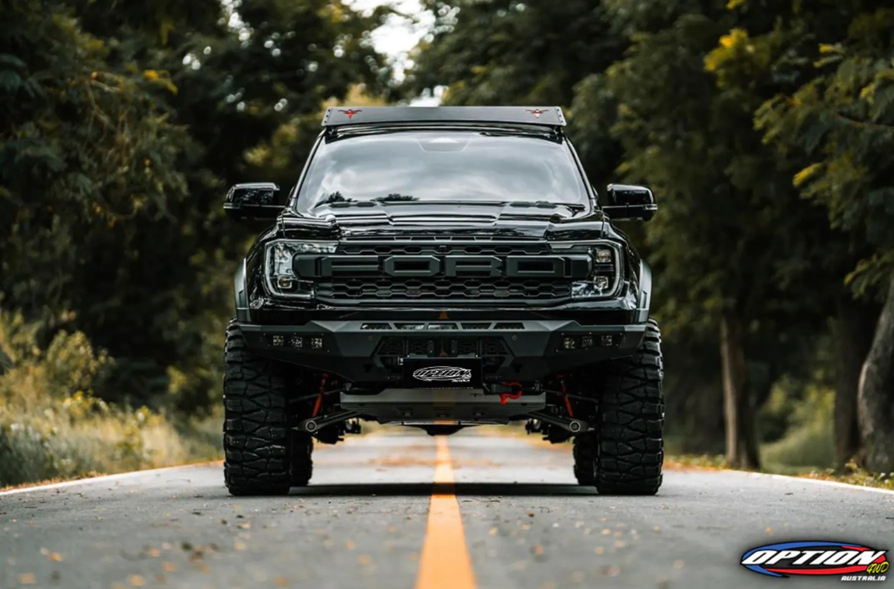 OPTION4WD - NEXT-GEN RAPTOR OP-X FRONT WINCH BAR