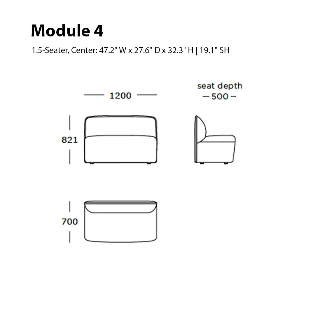 Panorama Dine Sofa (Modules 1-5)