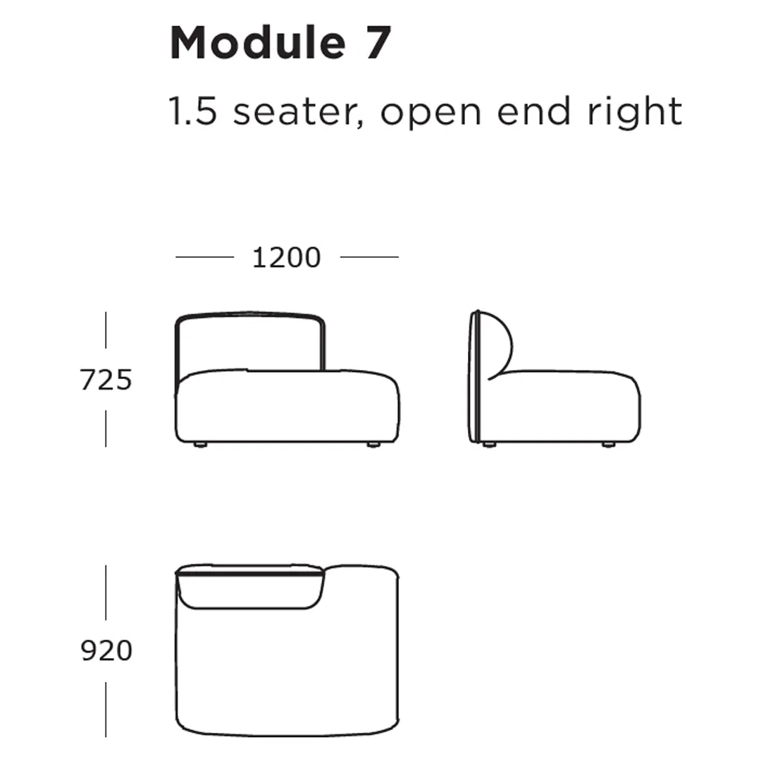 Panorama Modular Sofa (Modules 1-8)