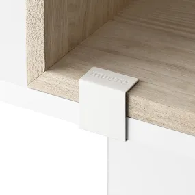 PARTS: muuto | stacked storage system | extra clip set of 5 | white - DC