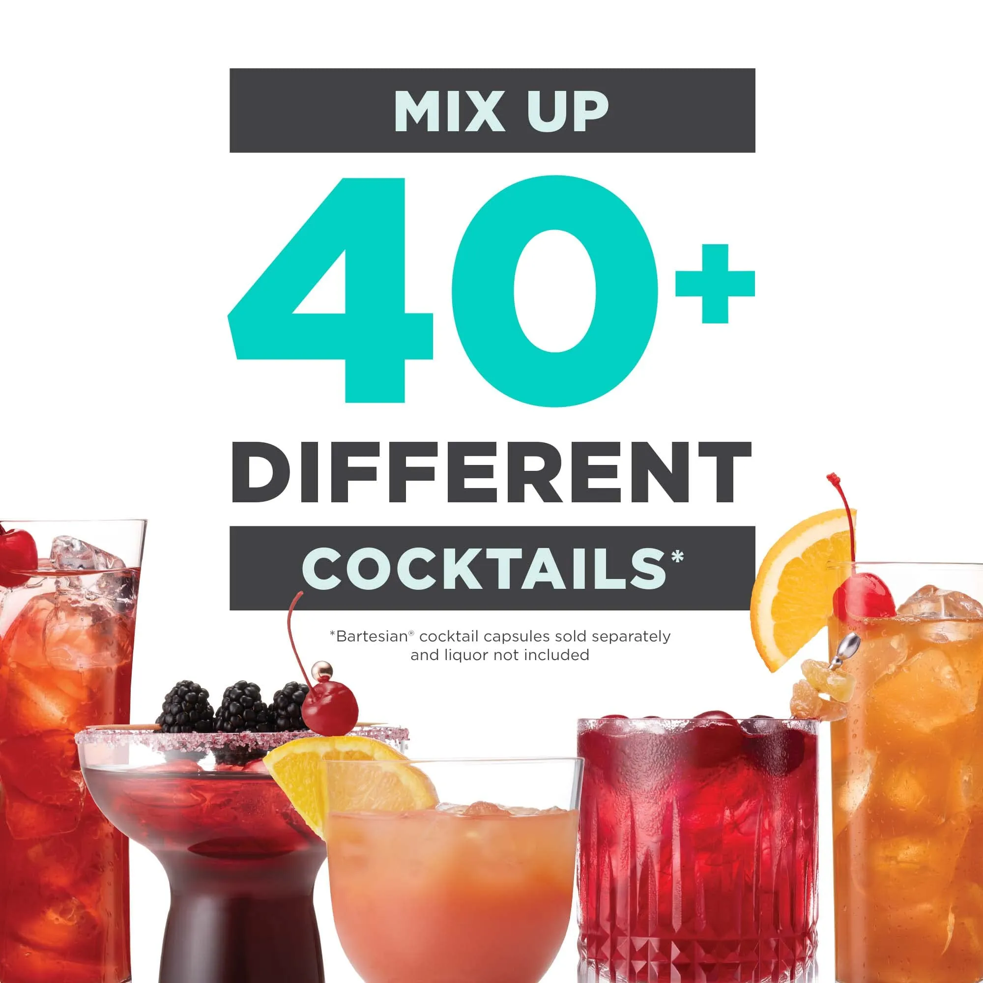 PRODUCTO 239 bev by BLACK DECKER Máquina para hacer cócteles y bebidas para cápsulas bartesianas (BEHB101) Mediana