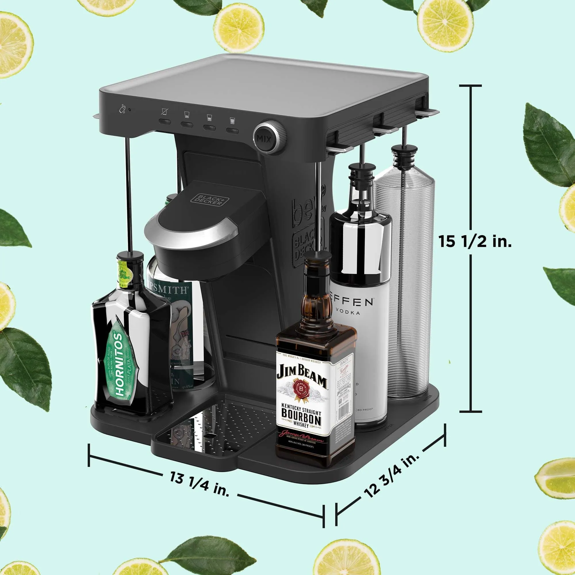 PRODUCTO 239 bev by BLACK DECKER Máquina para hacer cócteles y bebidas para cápsulas bartesianas (BEHB101) Mediana