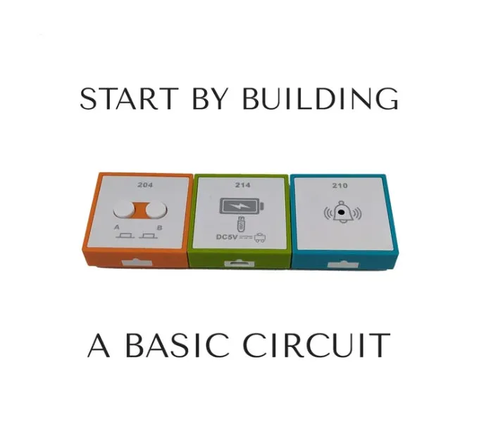 Programming Car Logic Thinking Circuit Blocks STEM STEAM 15Pcs