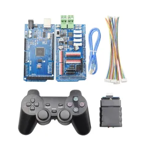 PS2 Controller  Mega2560 Board  4 Motor 9 Servo PID Closed Loop Control Driver Board for Arduino DIY Mecanum Wheel Robot Car