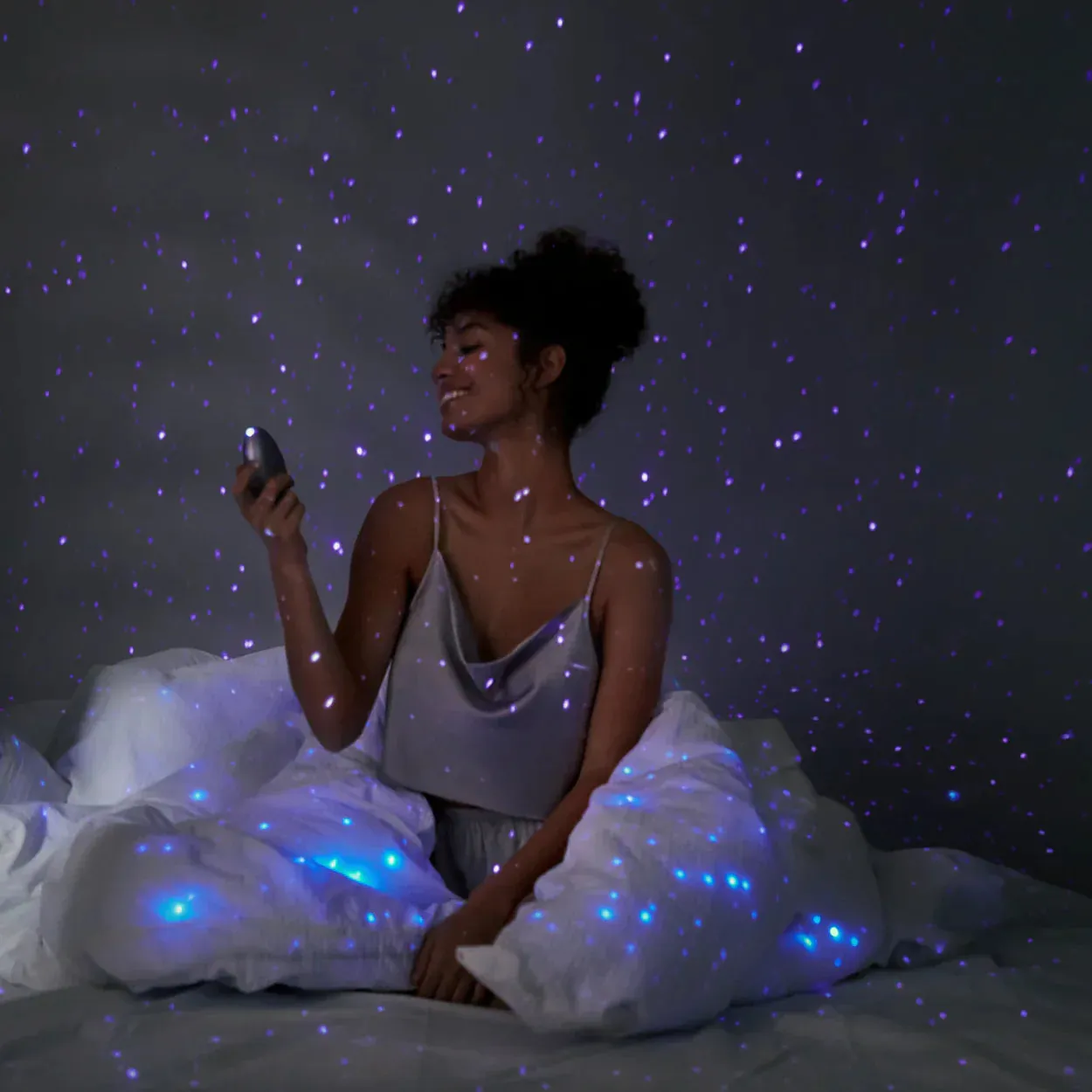 Pulse Galaxie Clit Suction Toy with Starry Night Projector