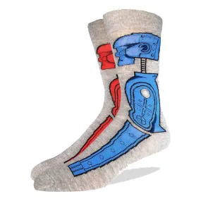 Rock 'em Sock 'em Robots Socks Crew Sock