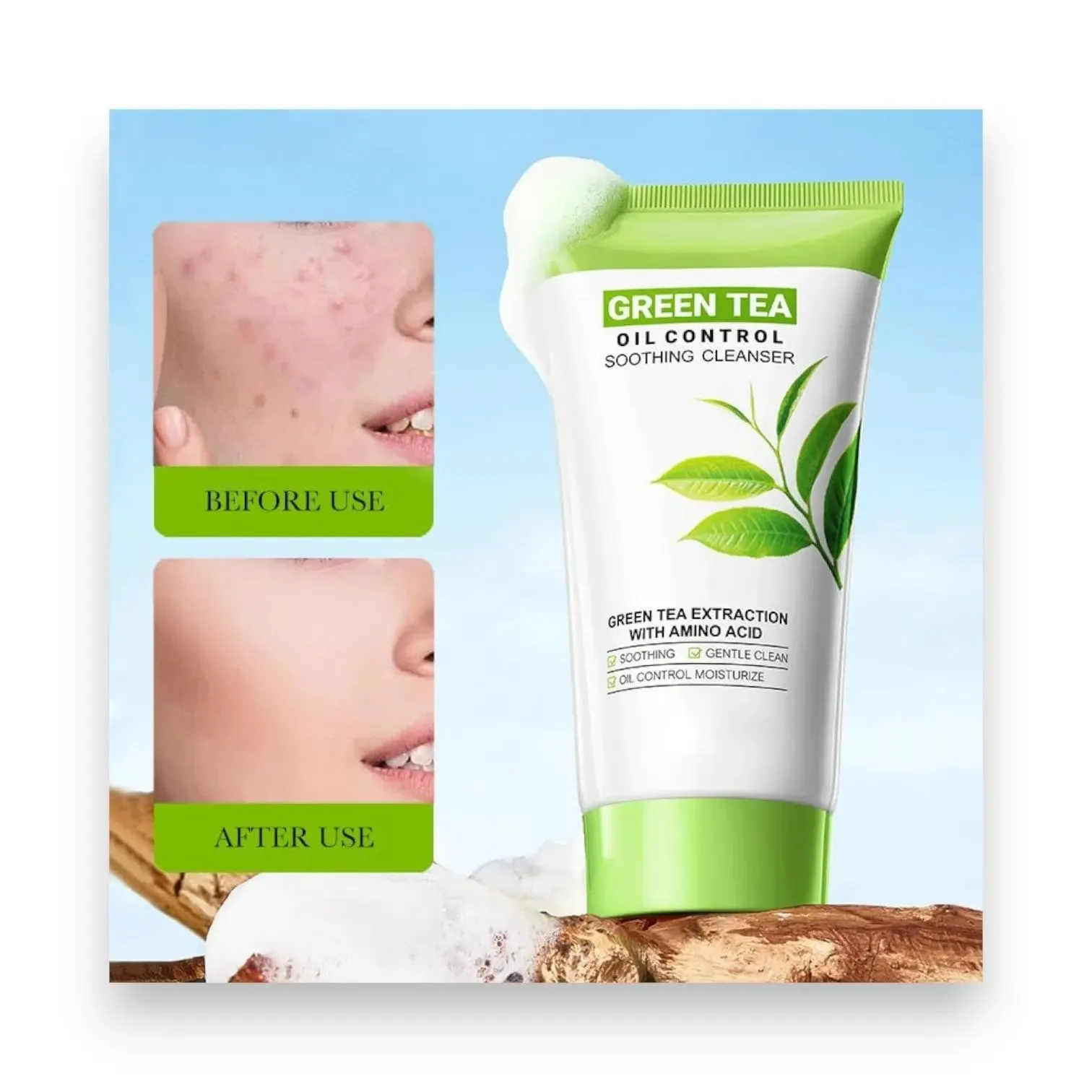 Sadoer Green tea Oil Control Cleanser 150g