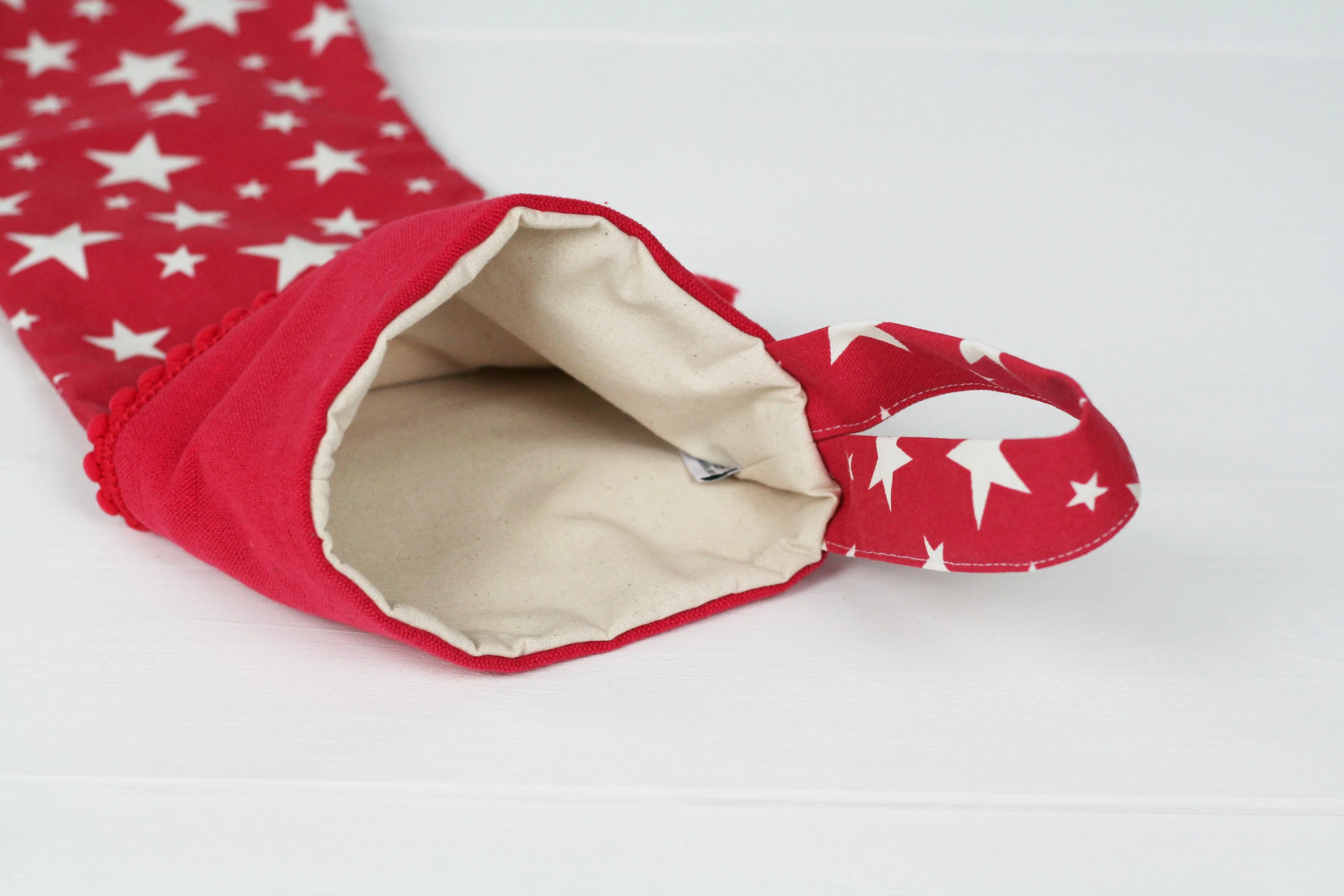Sample Christmas Santa Stocking - VARIOUS NAMES