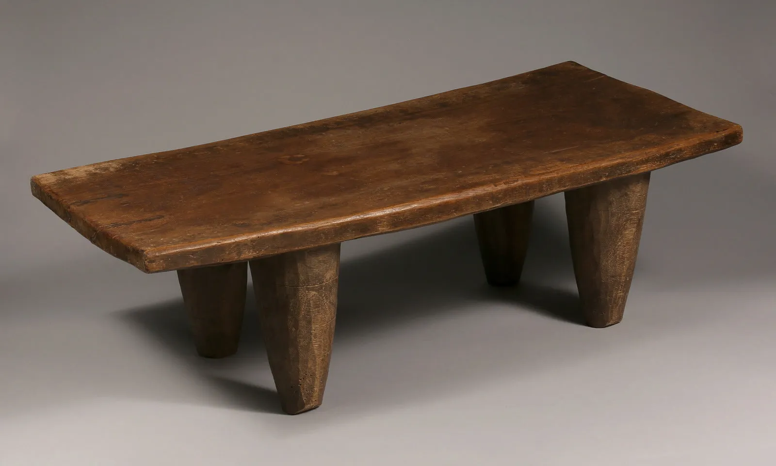 Senufo Carved Wood Table/Stool