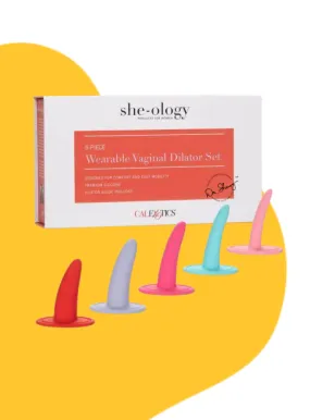 She-ology 5 Piece WEARABLE VAGINAL DILATOR SET