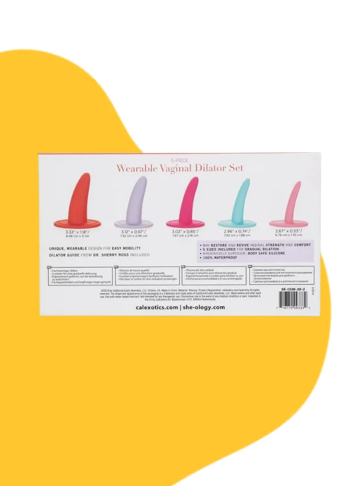 She-ology 5 Piece WEARABLE VAGINAL DILATOR SET