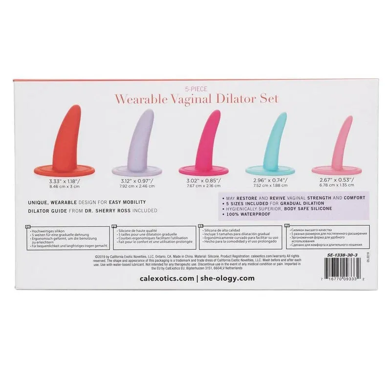 She-ology 5 Piece WEARABLE VAGINAL DILATOR SET