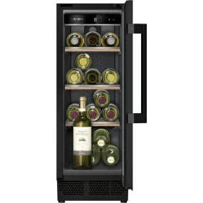 Siemens 30cm Wide iQ500 Built Under Wine Cabinet, Black Holds 21 bottles of wine