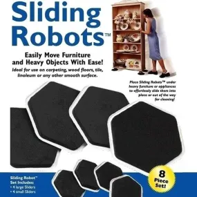Sliding Robots Furniture Sliders(8 piece value pack)