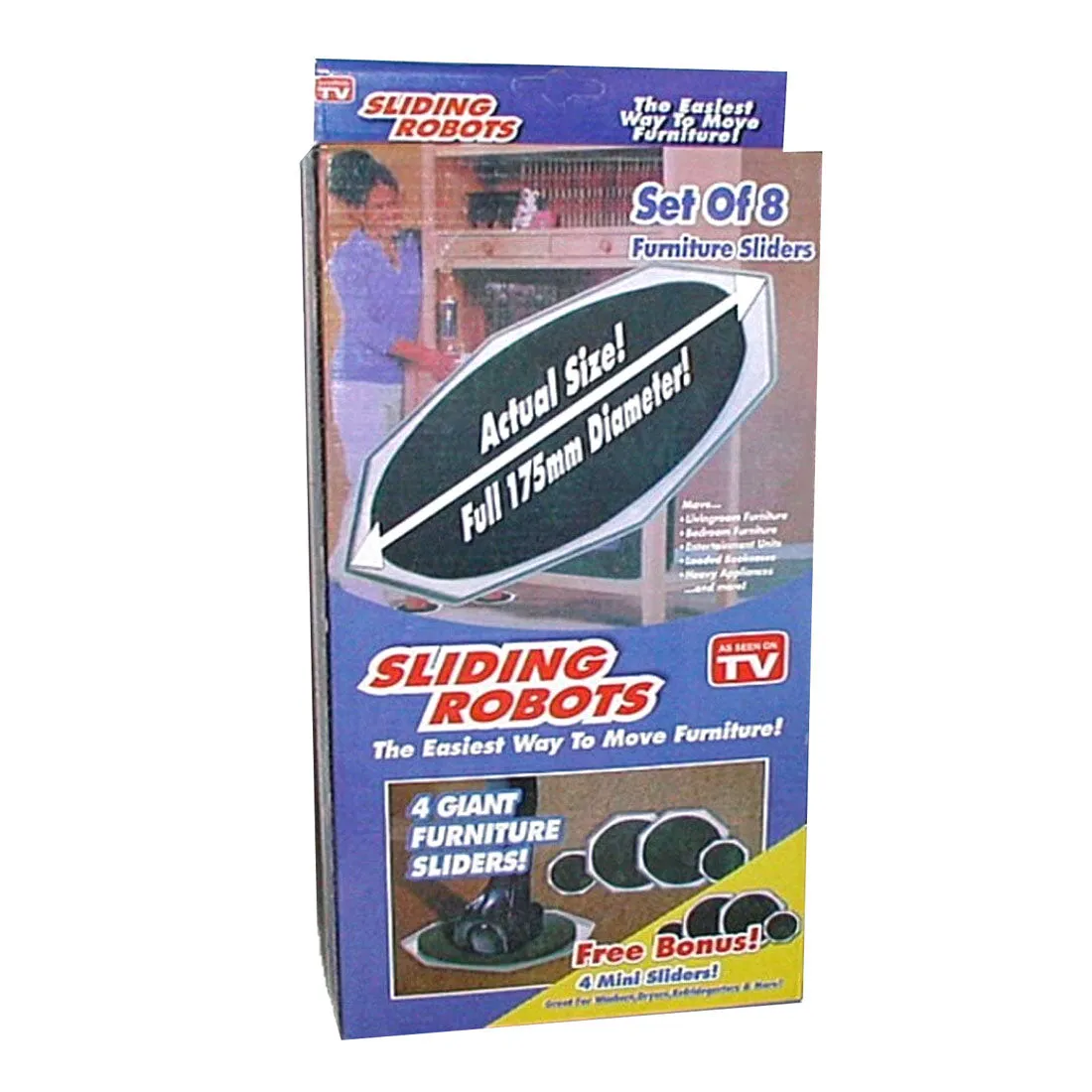 Sliding Robots Furniture Sliders(8 piece value pack)