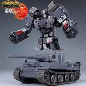 Steel Battle Soul Tiger Transformation Toy metalsoul Robot Vajra Tiger Tank Transformation Robot Alloy Finished Product Model