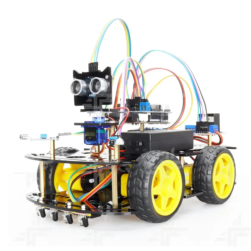 STEM Gift Programming 4WD Smart Robot Car Kit CC   Project DIY Education Robot Kit