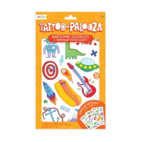 Tattoopalooza Temporary Tattoos "Awesome Doodles"