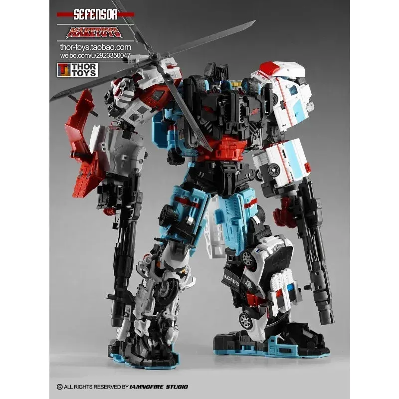 Transformation YES-MODEL YM11 Chromedome YM12  Hardhead Defensor 5 In 1 Combiners Action Figure Toy Movie Model KO Car Robot