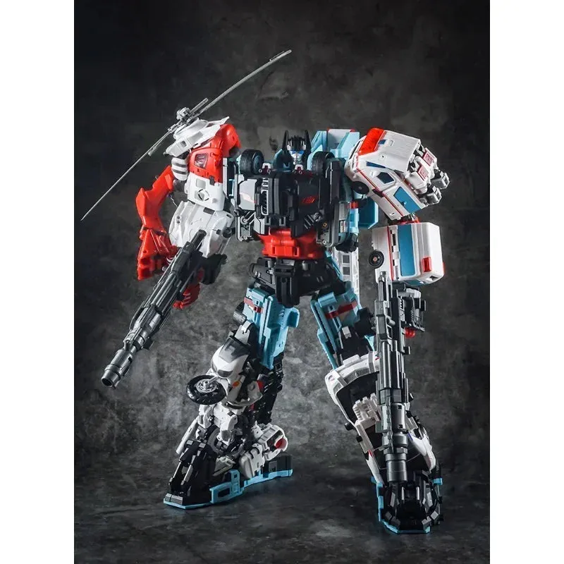 Transformation YES-MODEL YM11 Chromedome YM12  Hardhead Defensor 5 In 1 Combiners Action Figure Toy Movie Model KO Car Robot