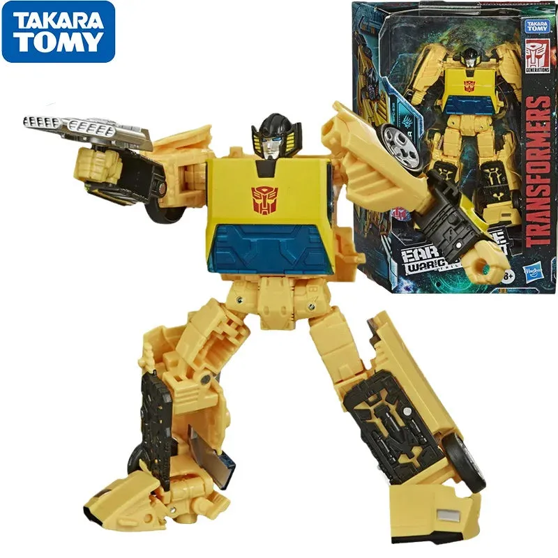 Transformers Deluxe Sunstreaker Earthrise War for Cybertron Robot Anime Figure Action Model Collectible Toys Gift