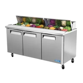 Turbo Air MST-72-N 72" Sandwich Salad Prep Table With Refrigerated Base