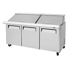Turbo Air MST-72-N 73-Inch Commercial Sandwich and Salad Prep Table with Refrigerated Base for Optimal Food Storage