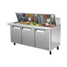 Turbo Air MST-72-N 73-Inch Commercial Sandwich and Salad Prep Table with Refrigerated Base for Optimal Food Storage