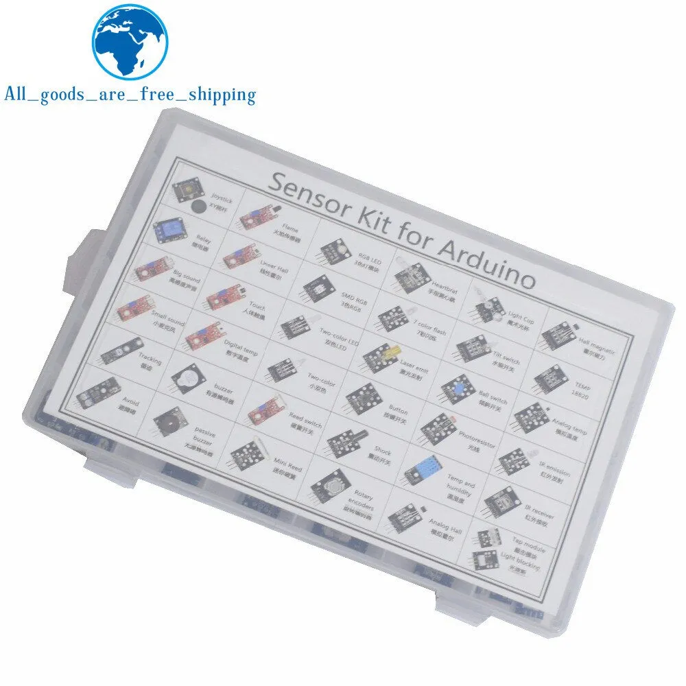 TZT 37 in 1 box Sensor Kit For Starters brand in stock good quality low price  with box for arduino