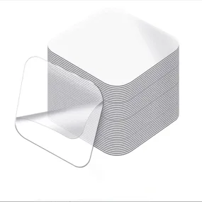 UCRAVO Double Sided Tape, Sided Adhesive No Trace Sticker Pads Mounting Tape Super Strong Heavy Duty Washable Sticky Patch Clear Removable Multipurpose Adhesive (Pack Of 20)