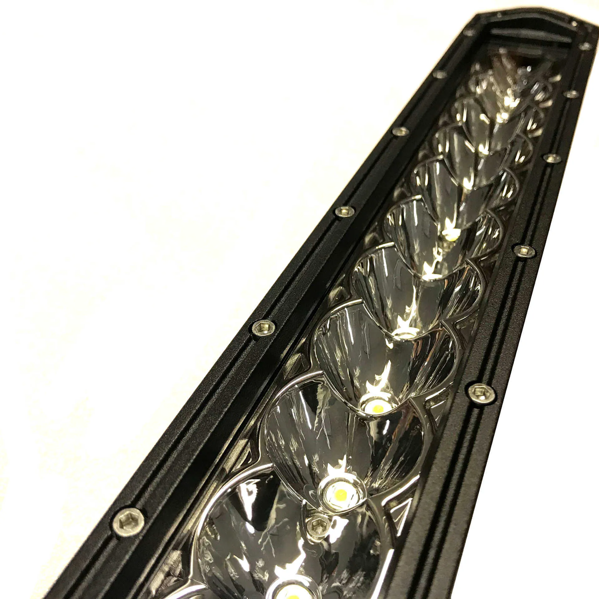 Ultra Thin Single Row 20PCS x 5W OSRAM Super Bright LED Light Bar