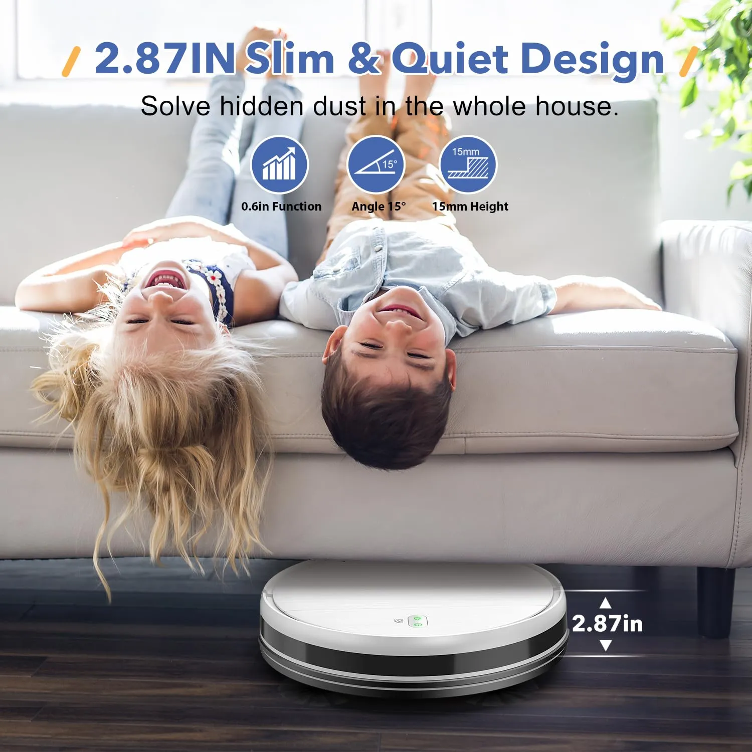 UMMUND 2-in-1 Robot Vacuum and Mop Cleaner