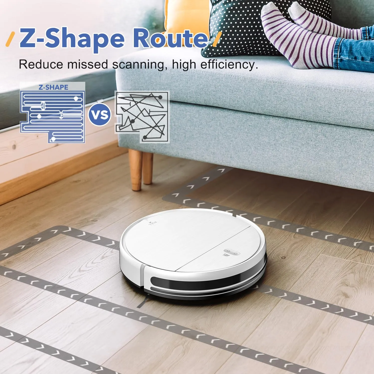 UMMUND 2-in-1 Robot Vacuum and Mop Cleaner