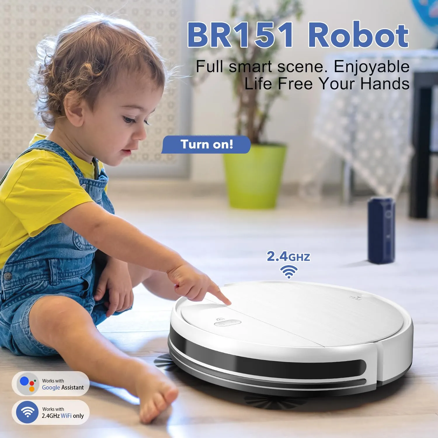 UMMUND 2-in-1 Robot Vacuum and Mop Cleaner
