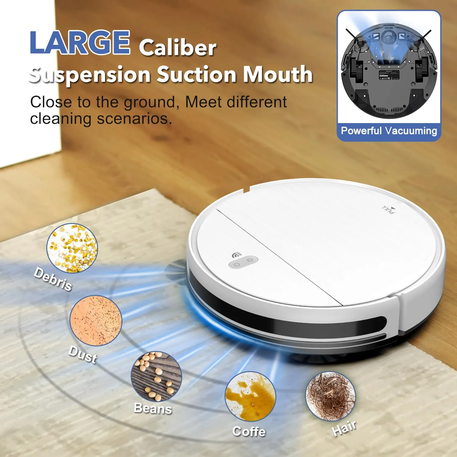 UMMUND 2-in-1 Robot Vacuum and Mop Cleaner