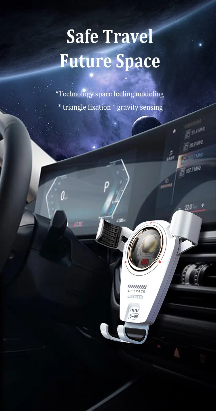 Universal Car Phone Holder Multifunctional 360 Degree Astronaut