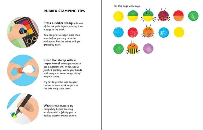 USBORNE - Rubber Stamp Activities