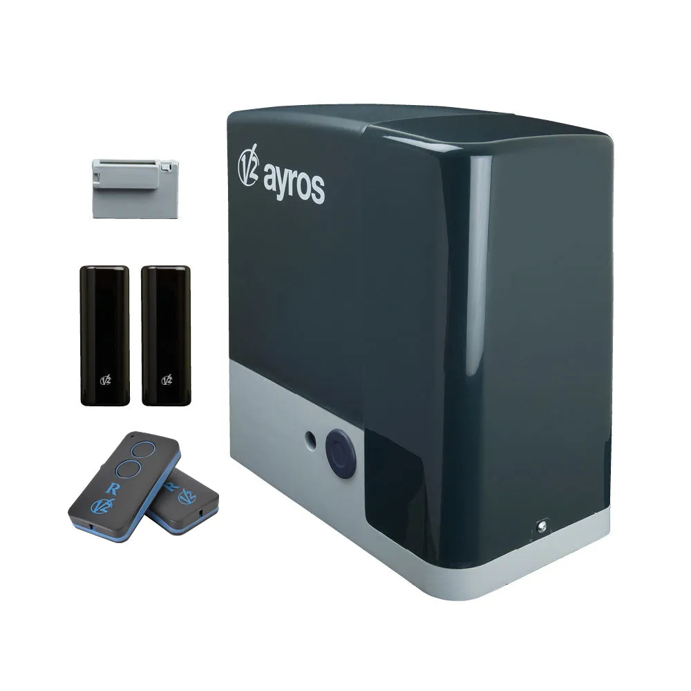 V2 Ayros 1000kg Sliding Gate Kit 24v