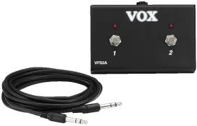 Vox VFS2A Dual Footswitch w/ LED for AC15C1(X), AC15C2, AC30C2(X), AC15VR, AC30VR