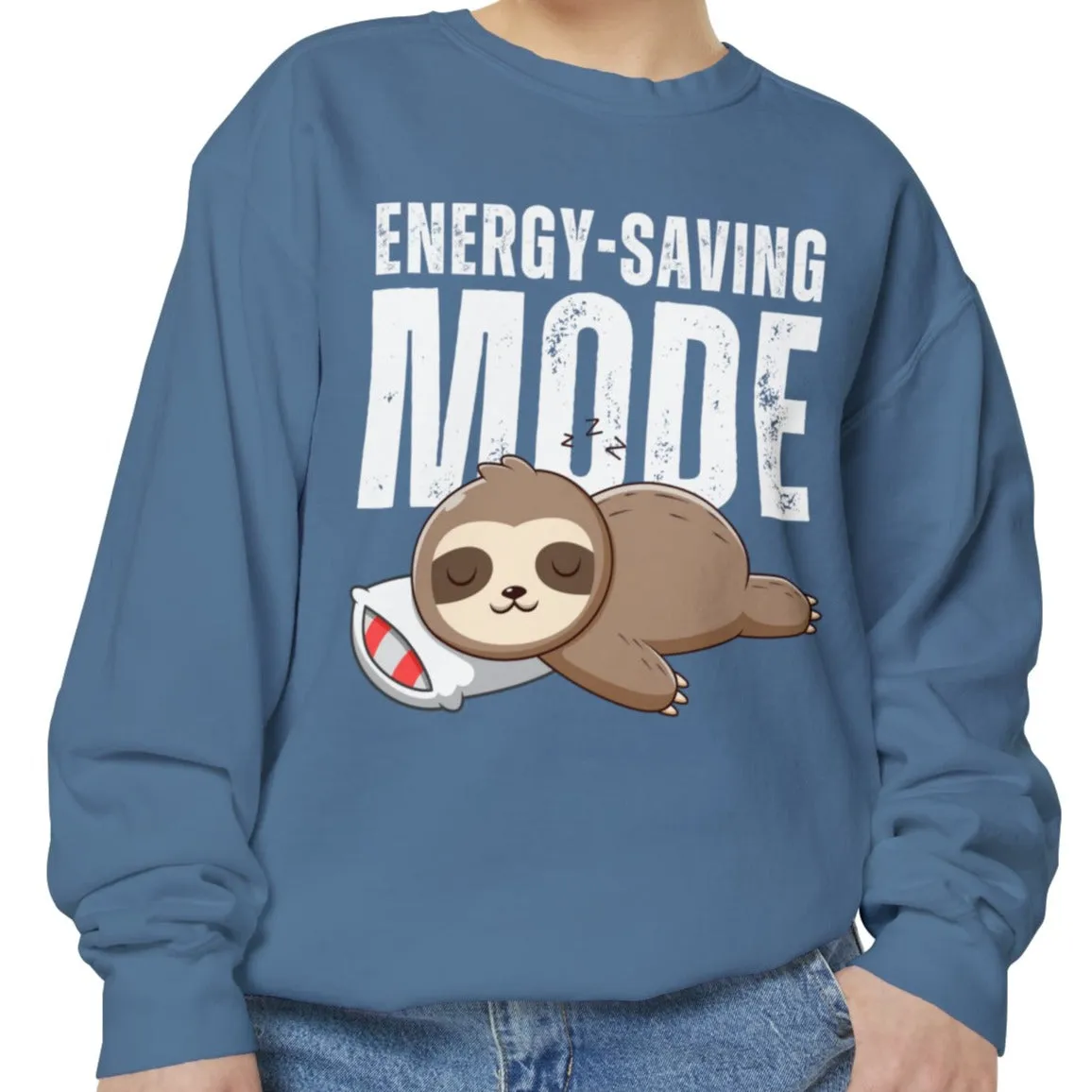 Women's Comfort Colors Sweatshirt with Energy-Saving Mode - Stay Cozy
